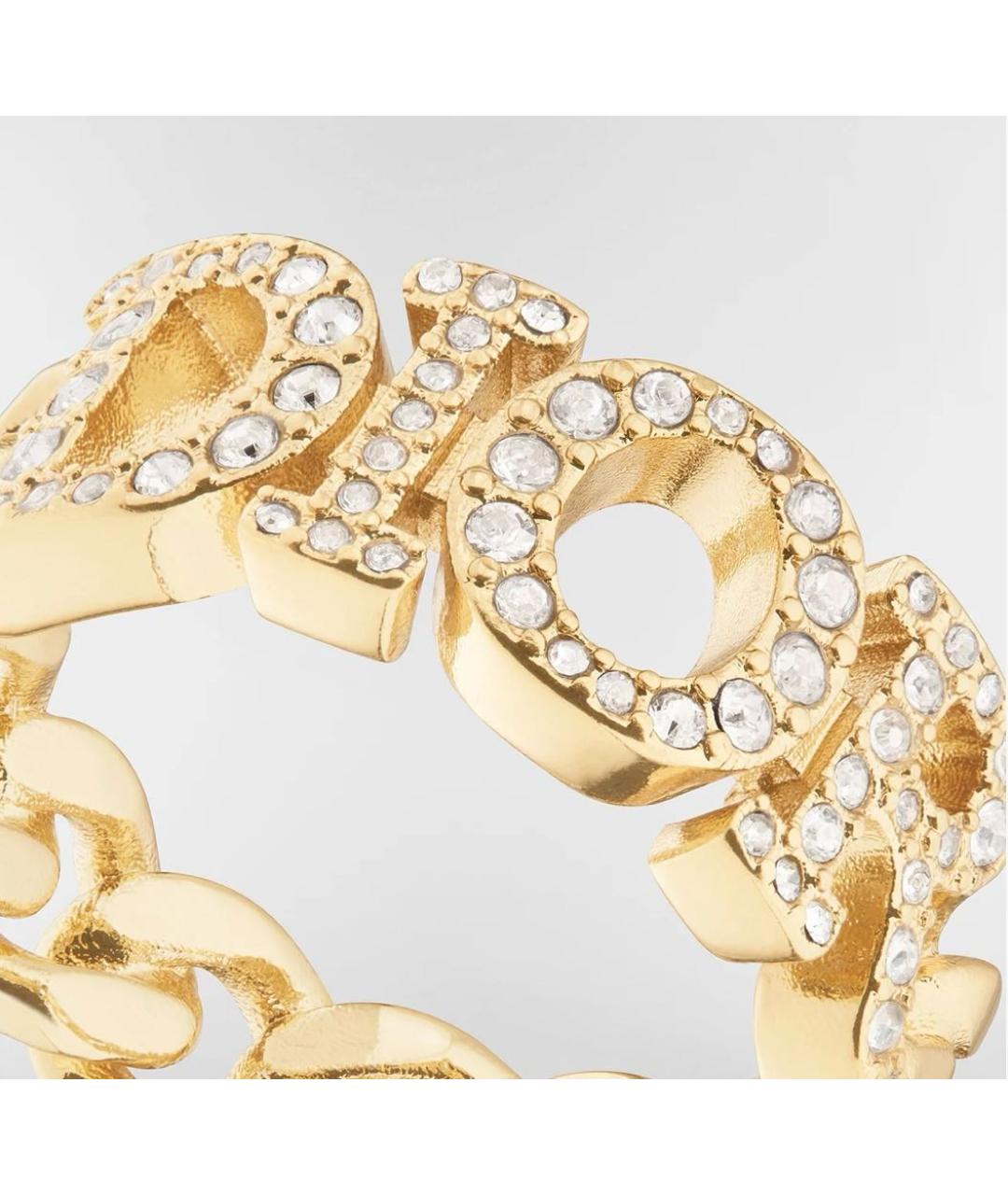 CHRISTIAN DIOR Золотое латунное кольцо, фото 2