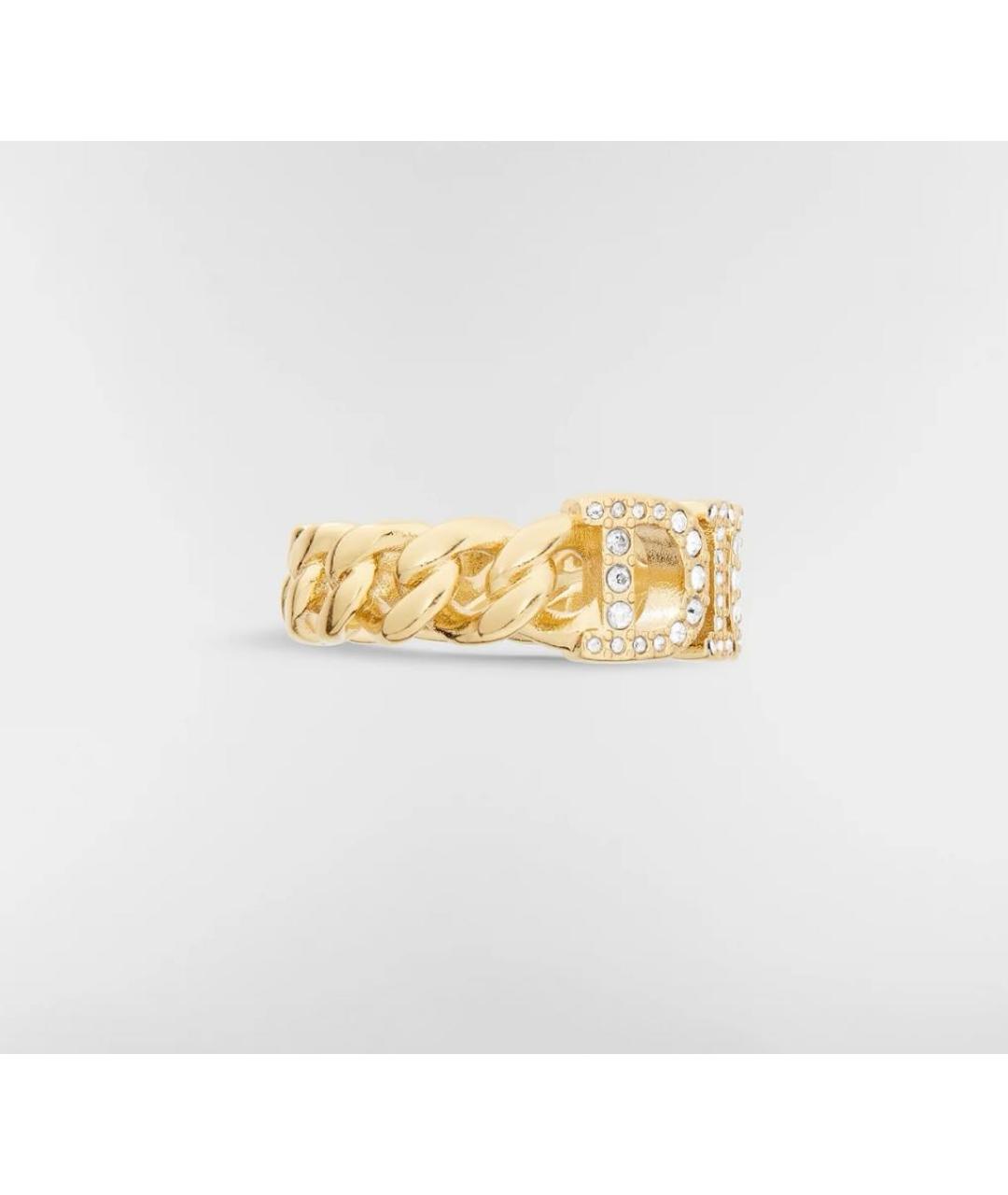 CHRISTIAN DIOR Золотое латунное кольцо, фото 3