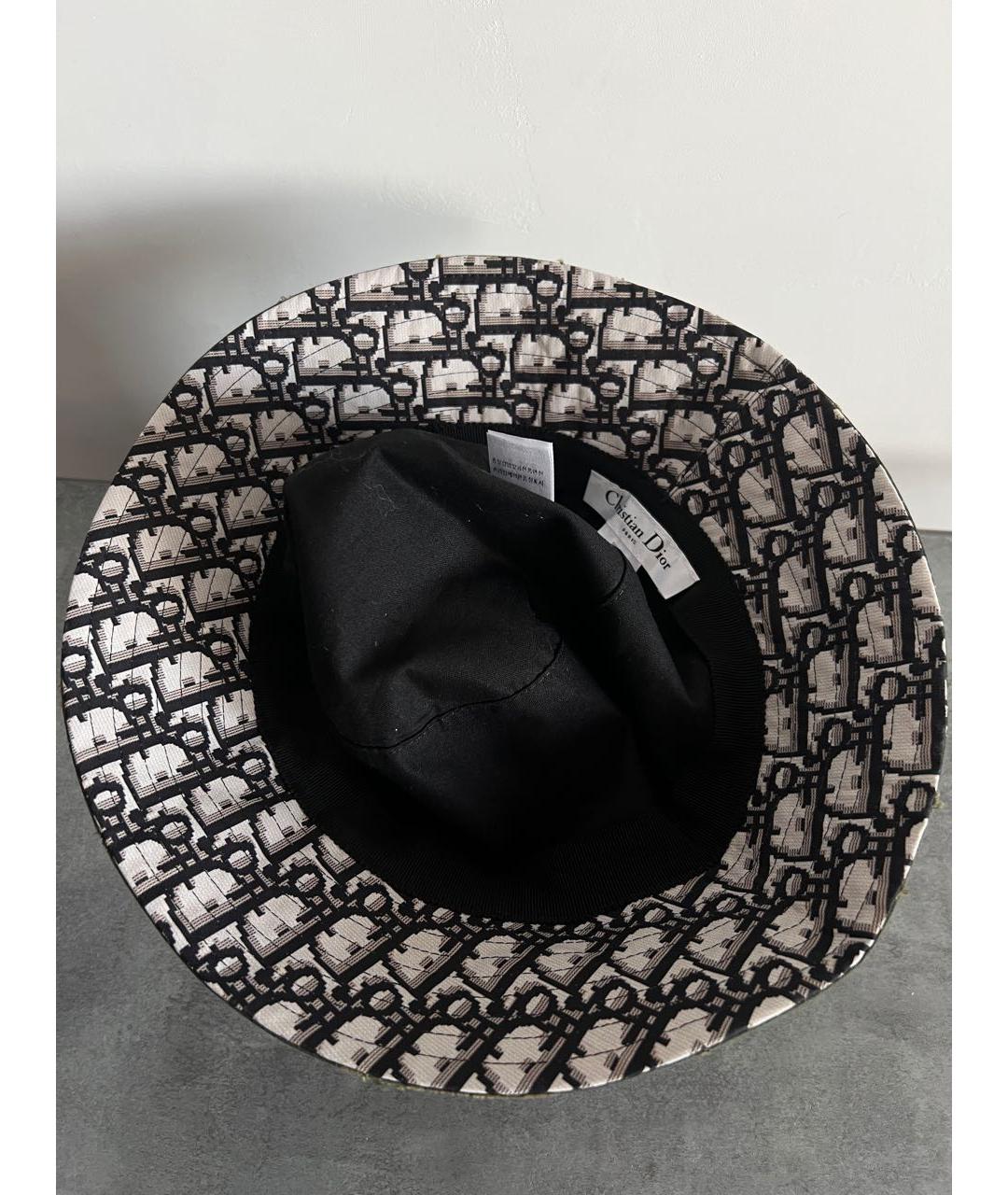 CHRISTIAN DIOR Хаки хлопковая панама, фото 5