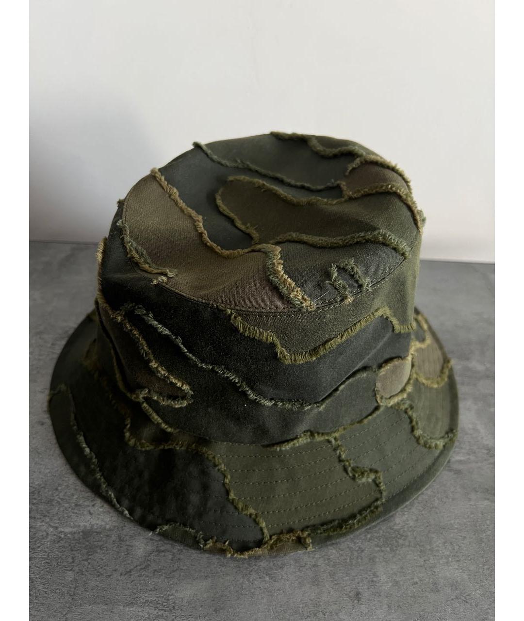 CHRISTIAN DIOR Хаки хлопковая панама, фото 6
