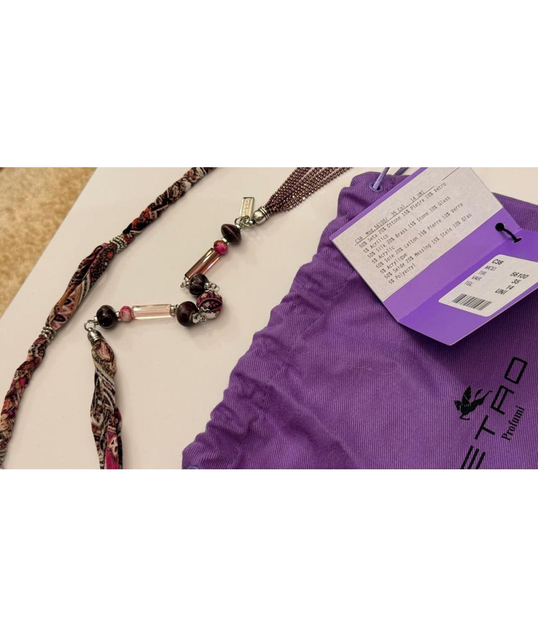 ETRO Мульти шелковый платок, фото 7