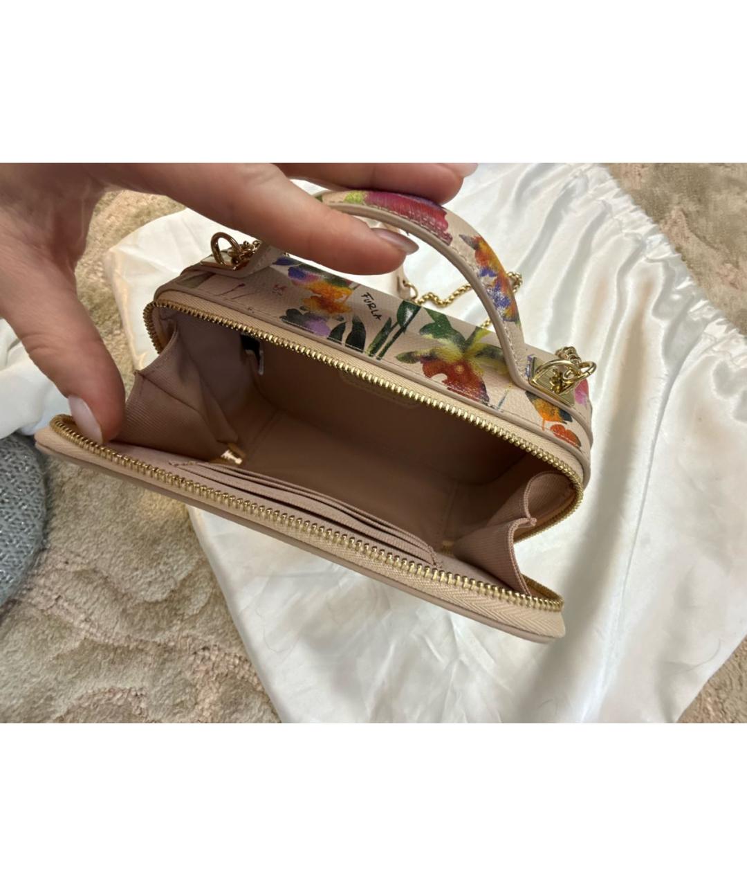 FURLA Мульти кожаная сумка через плечо, фото 4