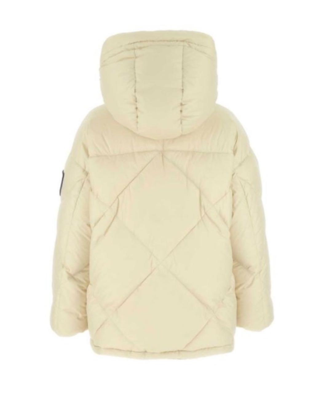 LORO PIANA Бежевый полиамидовый пуховик, фото 4