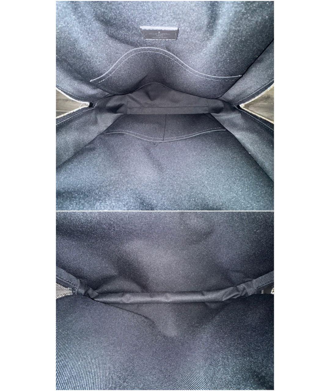 LOUIS VUITTON Черный кожаный рюкзак, фото 8