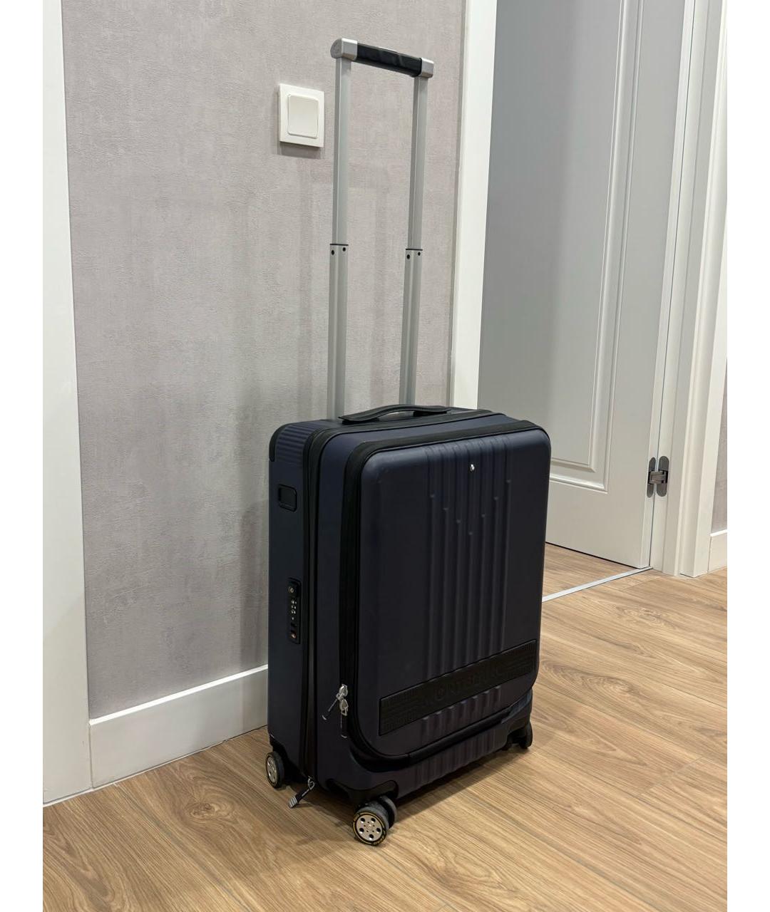 MONTBLANC Темно-синий чемодан, фото 8