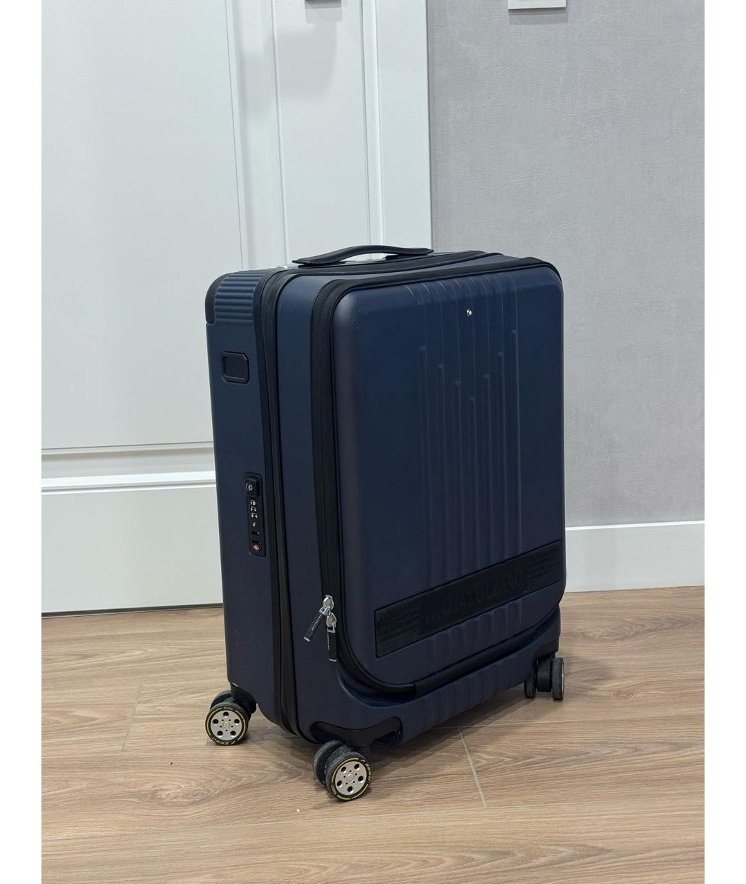 MONTBLANC Темно-синий чемодан, фото 2