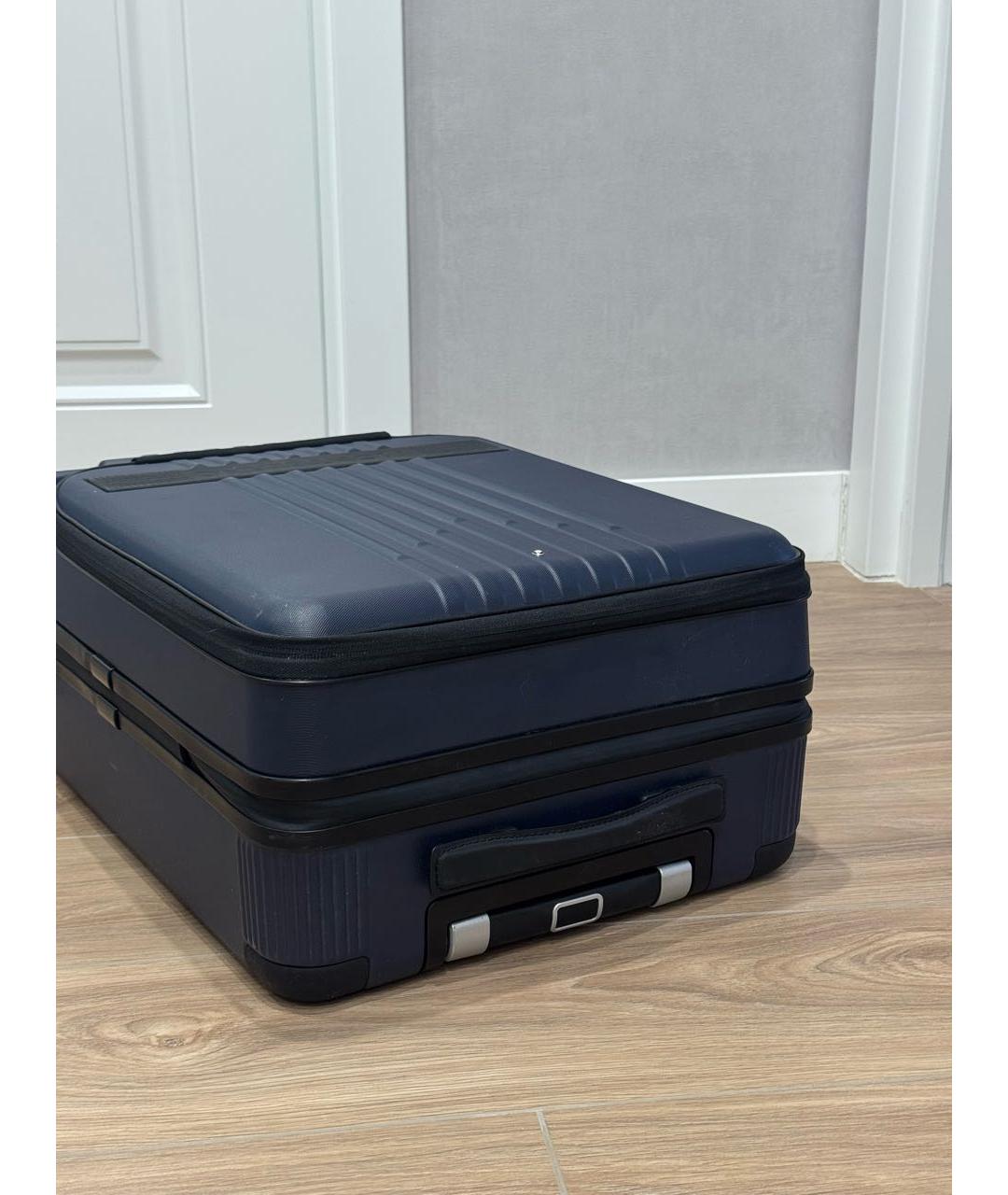 MONTBLANC Темно-синий чемодан, фото 5