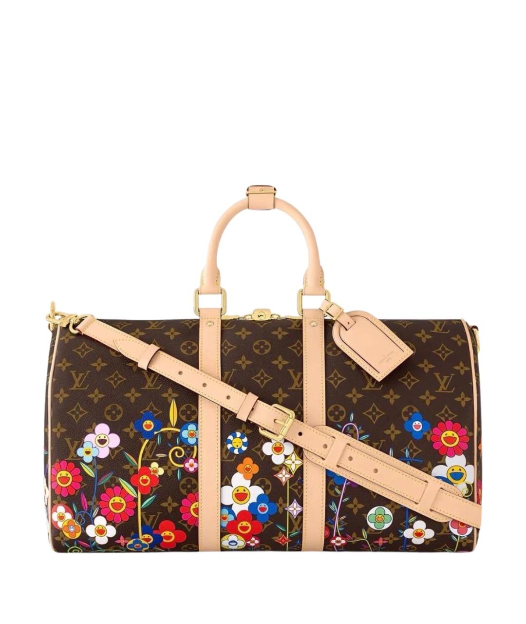 LOUIS VUITTON Коричневая дорожная/спортивная сумка, фото 1