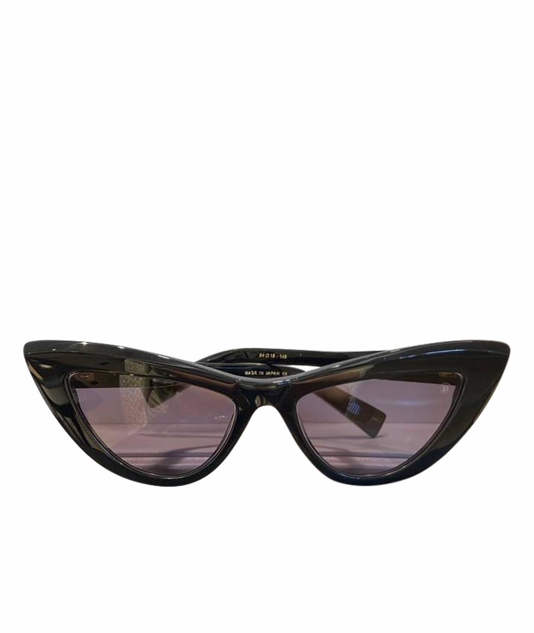 BALMAIN Черные пластиковые солнцезащитные очки, фото 1