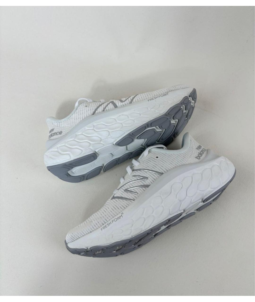 NEW BALANCE Белые текстильные кроссовки, фото 2