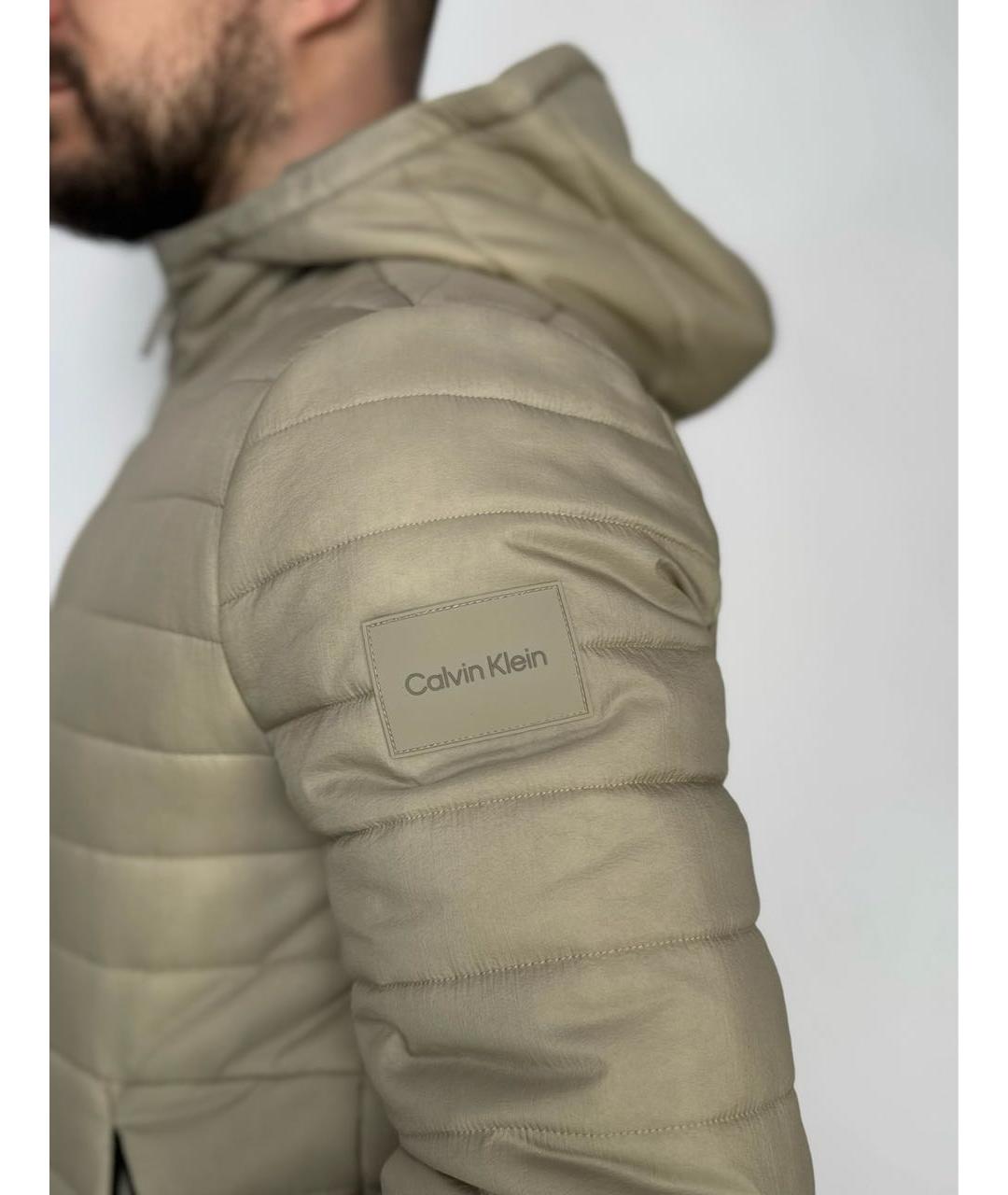 CALVIN KLEIN Бежевая куртка, фото 4