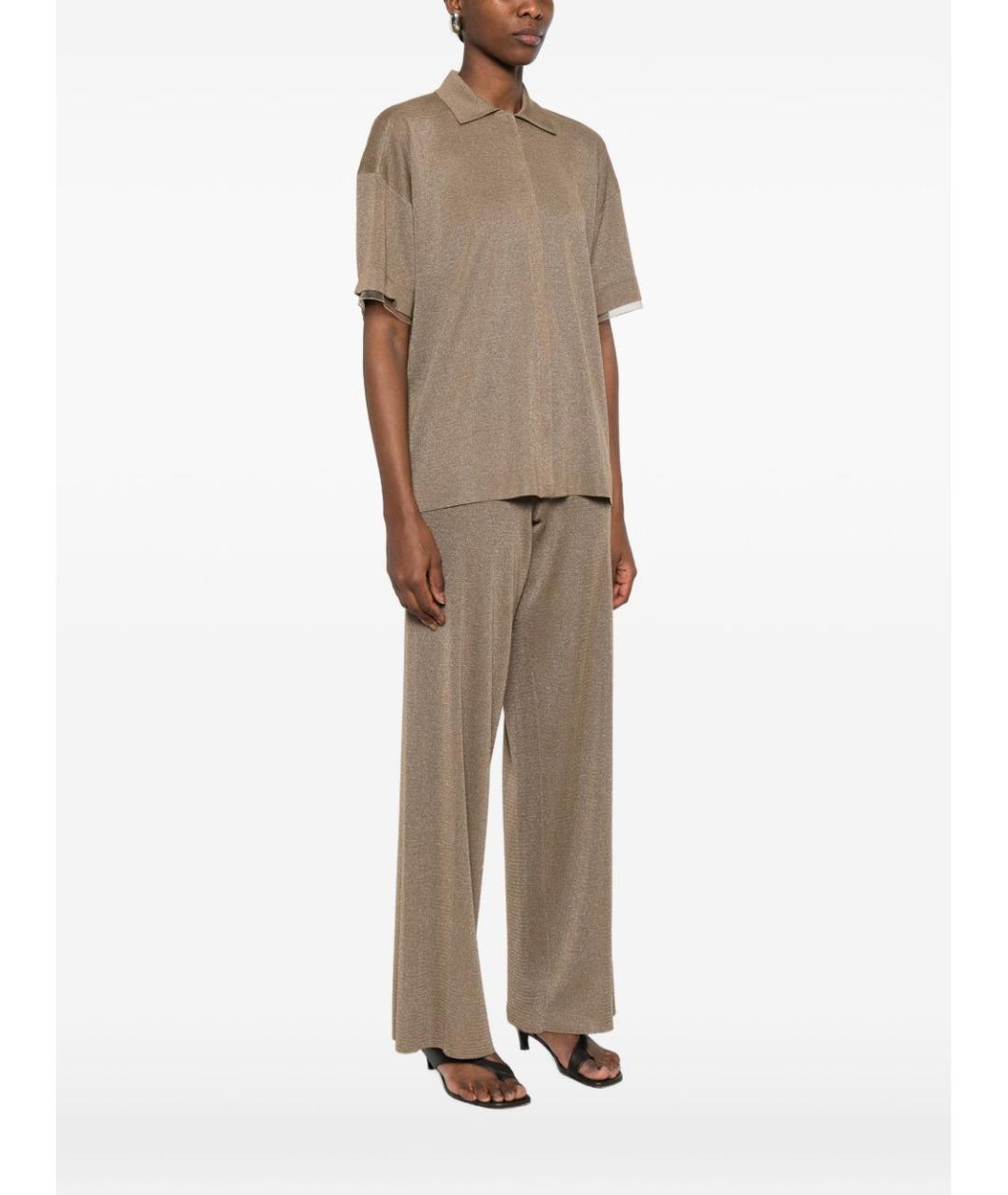 FABIANA FILIPPI Коричневая футболка, фото 4