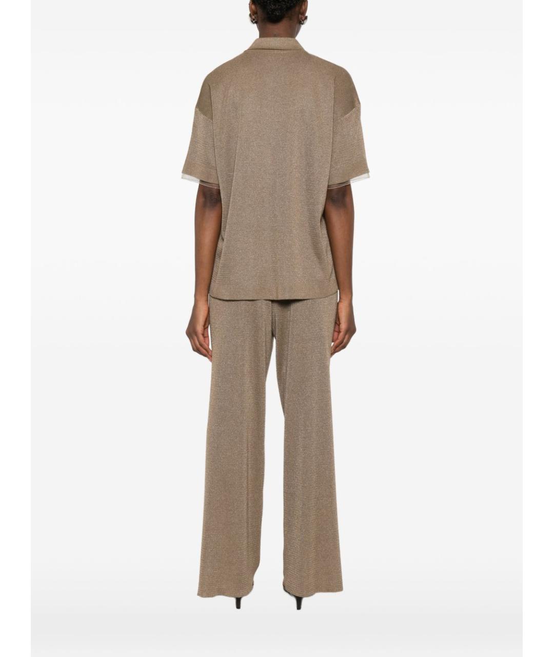 FABIANA FILIPPI Коричневая футболка, фото 3