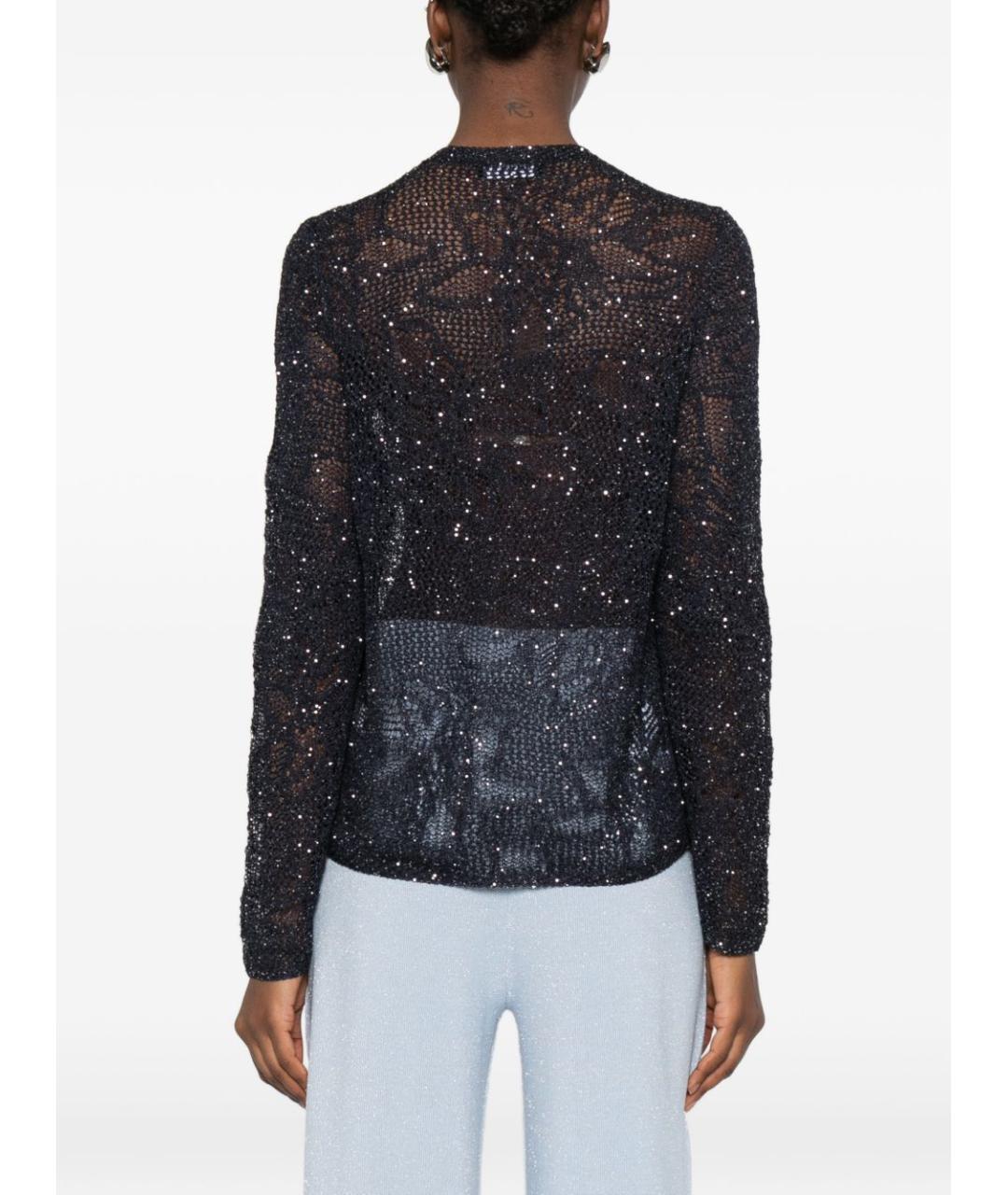 FABIANA FILIPPI Темно-синий кардиган, фото 2