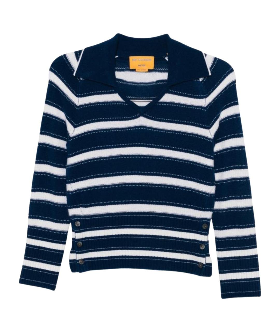 GUEST IN RESIDENCE Синий кашемировый джемпер / свитер, фото 1