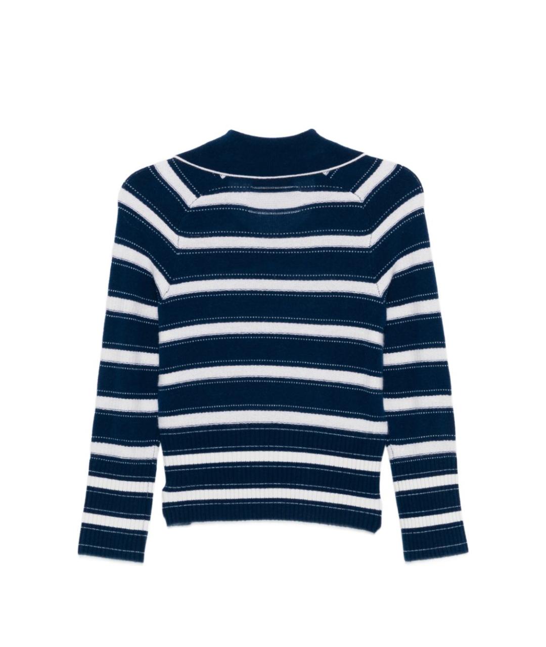 GUEST IN RESIDENCE Синий кашемировый джемпер / свитер, фото 3