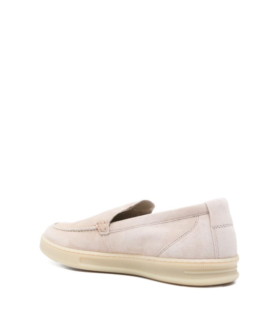 WOOLRICH Бежевые кожаные слипоны, фото 2