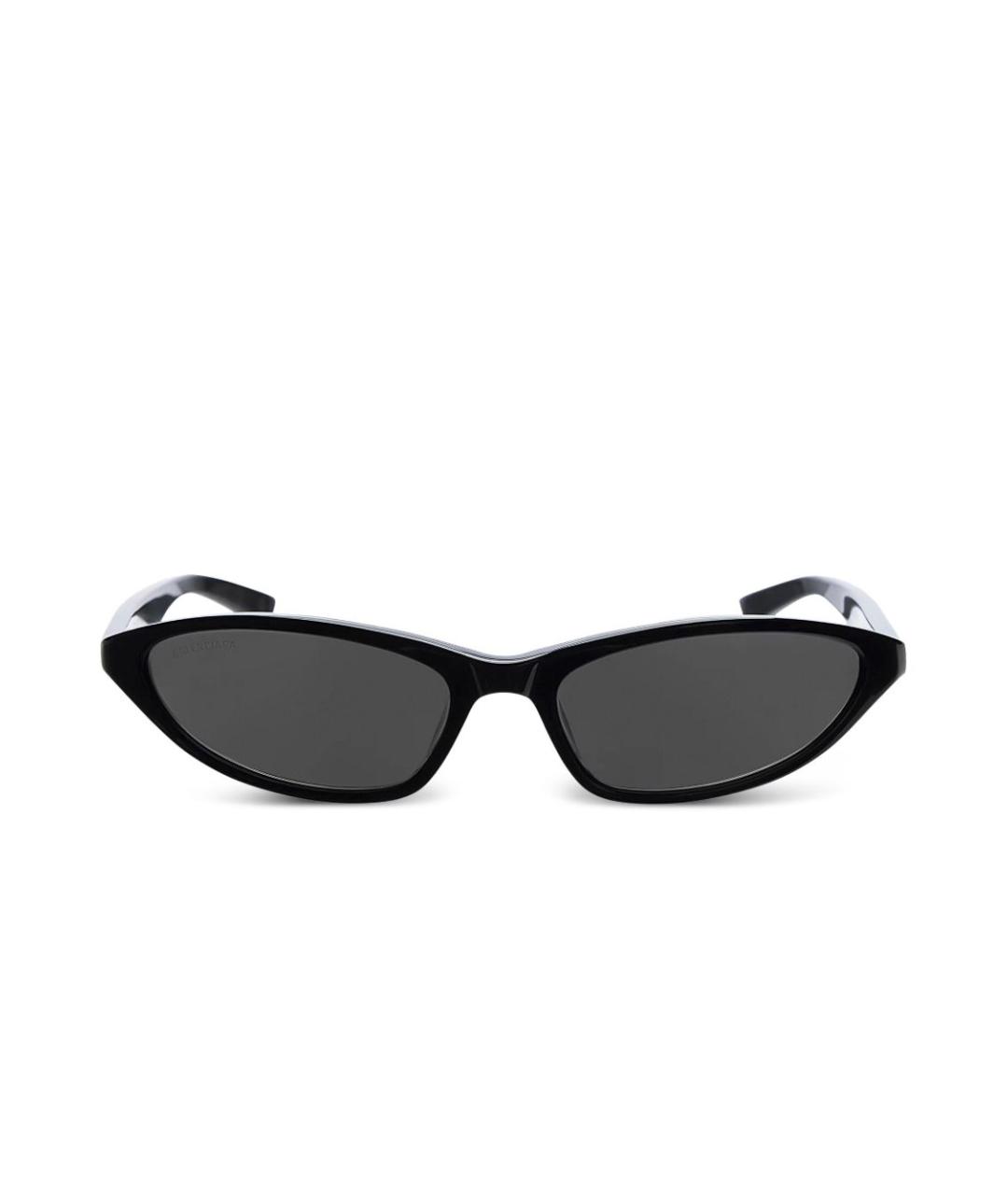 BALENCIAGA Черные пластиковые солнцезащитные очки, фото 1