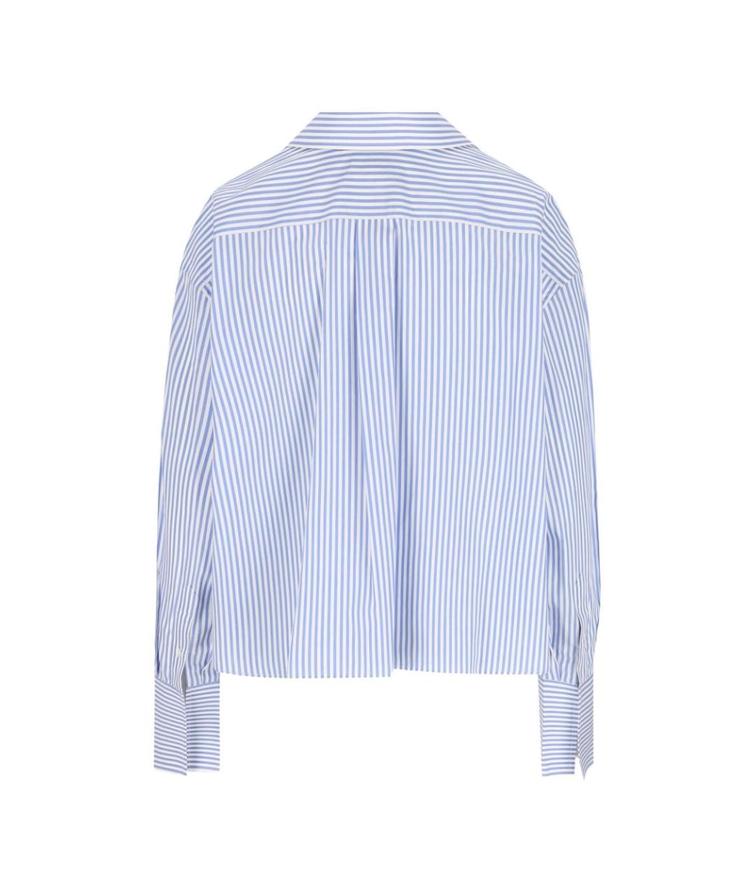CELINE Голубая хлопковая рубашка, фото 2