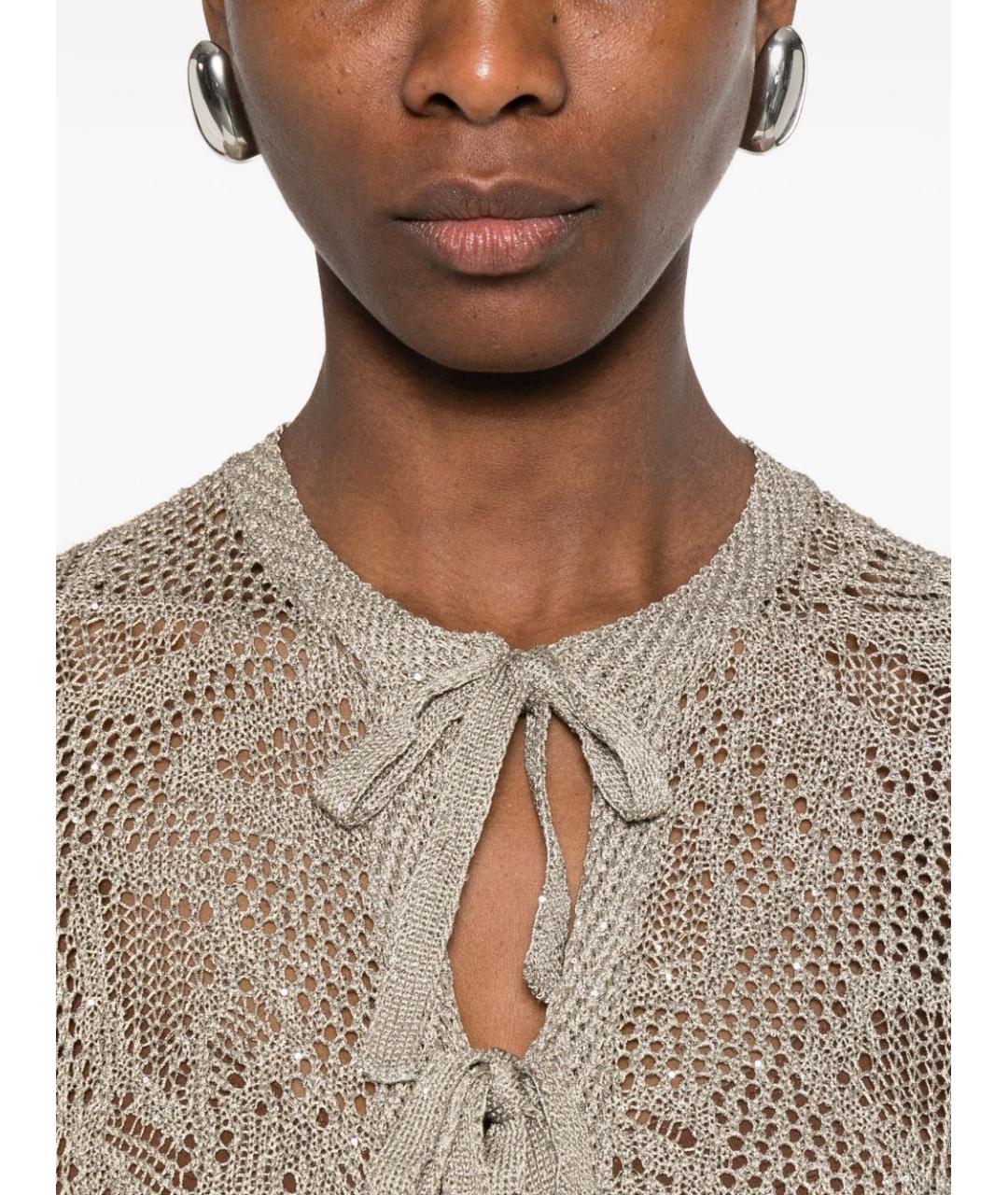 FABIANA FILIPPI Хаки кардиган, фото 3