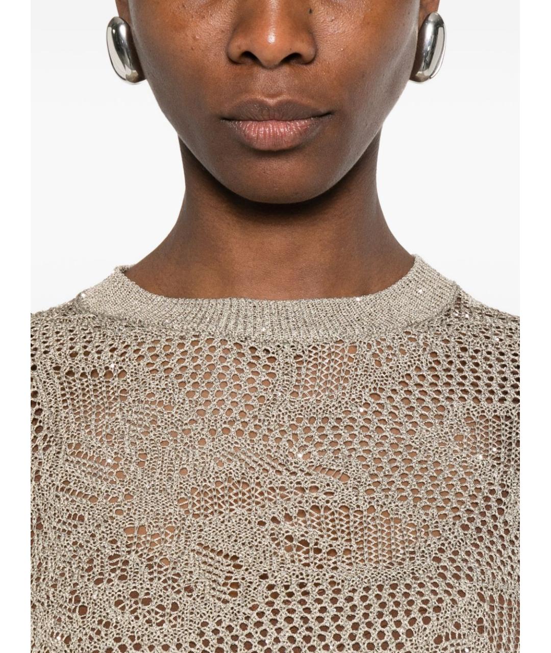 FABIANA FILIPPI Хаки футболка, фото 2