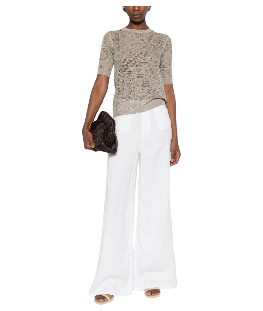 FABIANA FILIPPI Хаки футболка, фото 1