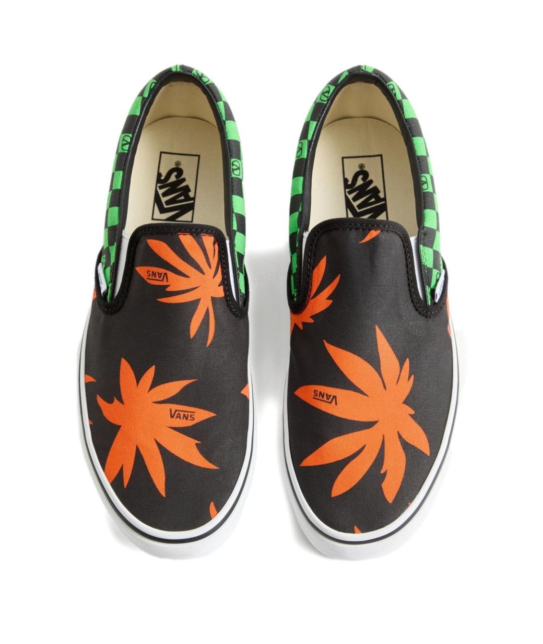 VALENTINO Мульти текстильные слипоны, фото 3