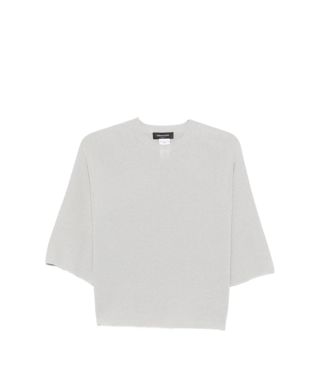 FABIANA FILIPPI Серый джемпер / свитер, фото 1