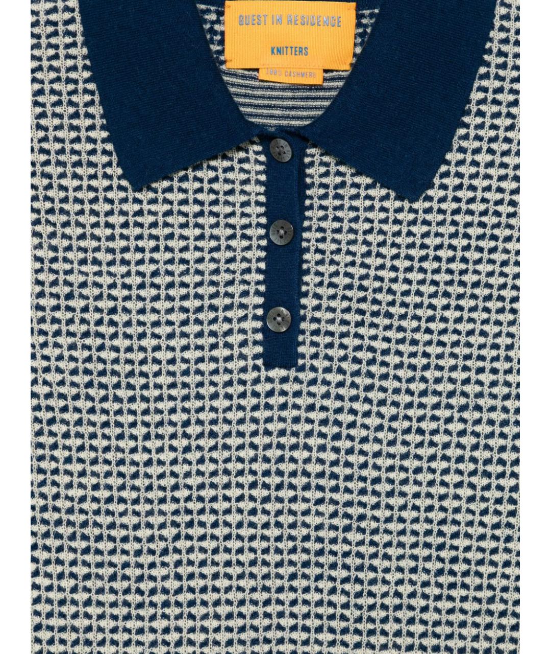 GUEST IN RESIDENCE Синий кашемировый джемпер / свитер, фото 3