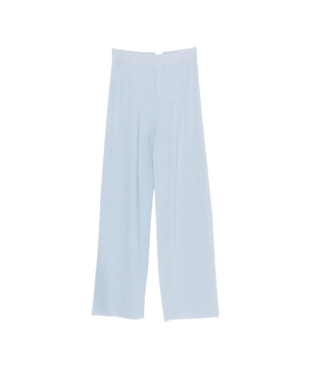 FABIANA FILIPPI Голубые прямые брюки, фото 1