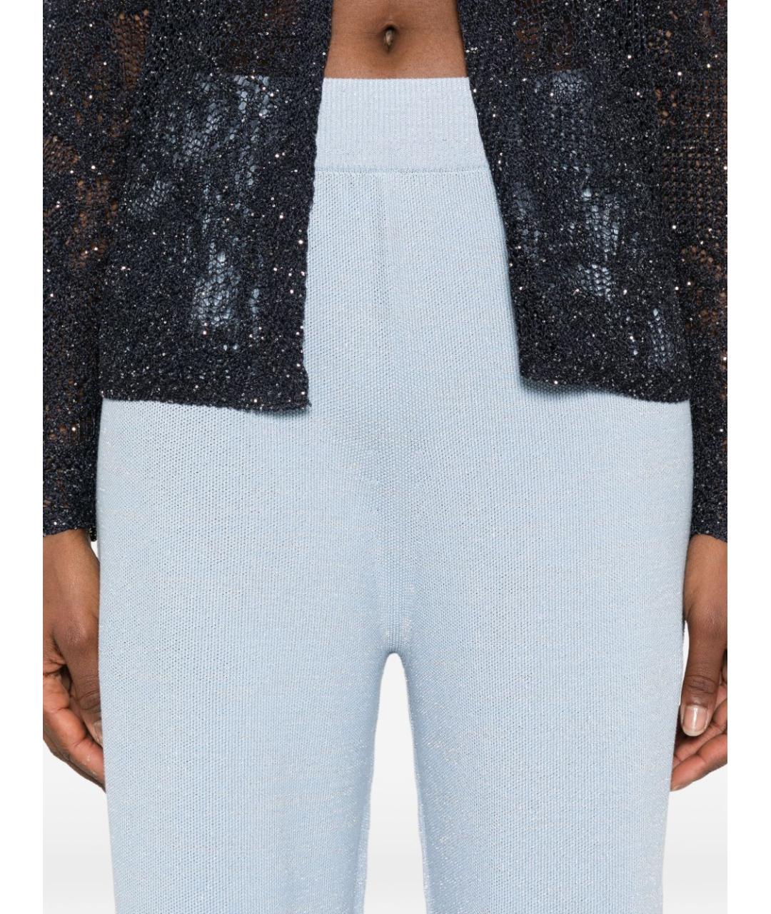 FABIANA FILIPPI Голубые прямые брюки, фото 2