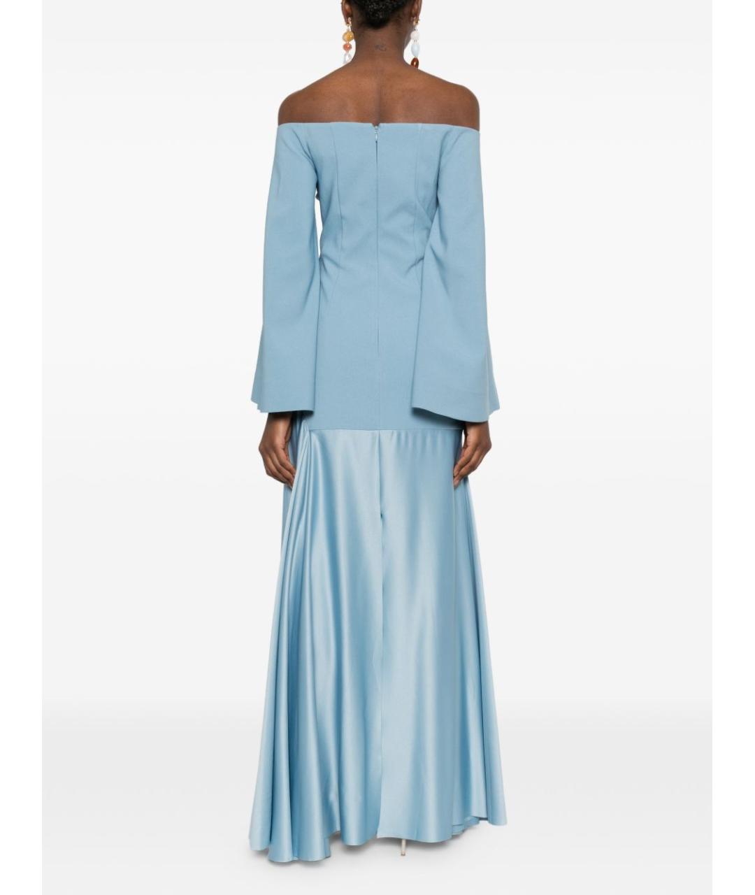 SOLACE LONDON Голубое вечернее платье, фото 2