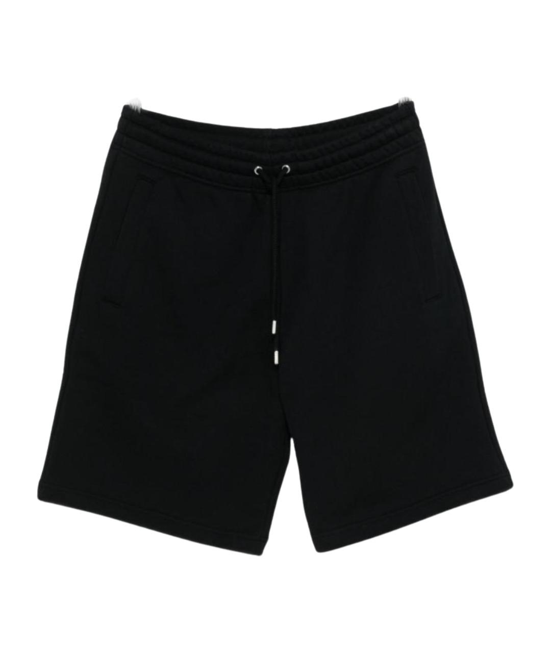 MAISON KITSUNE Черные хлопковые шорты, фото 1