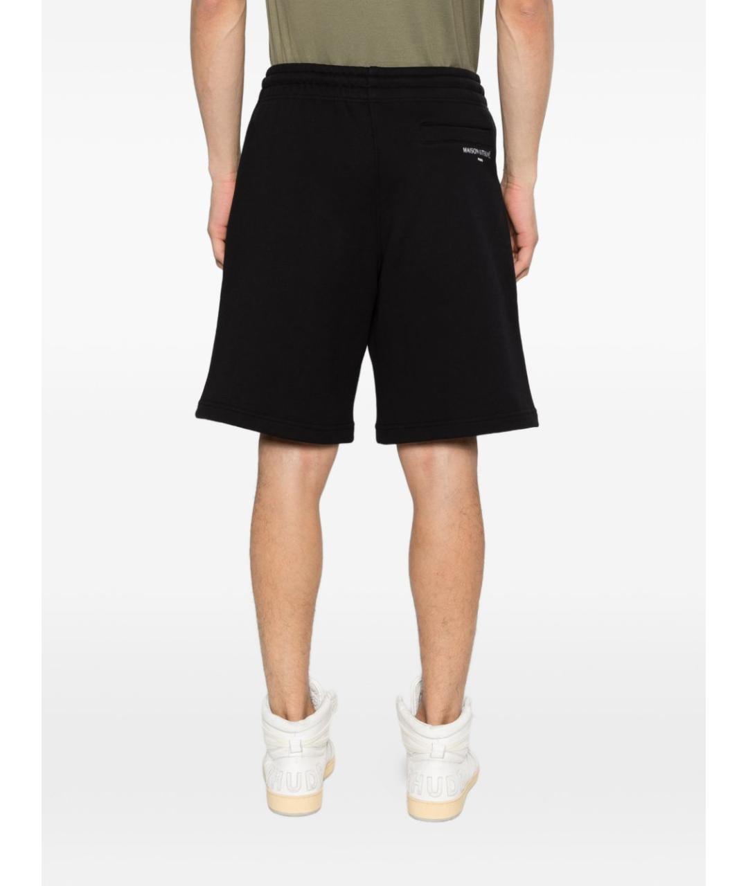 MAISON KITSUNE Черные хлопковые шорты, фото 2
