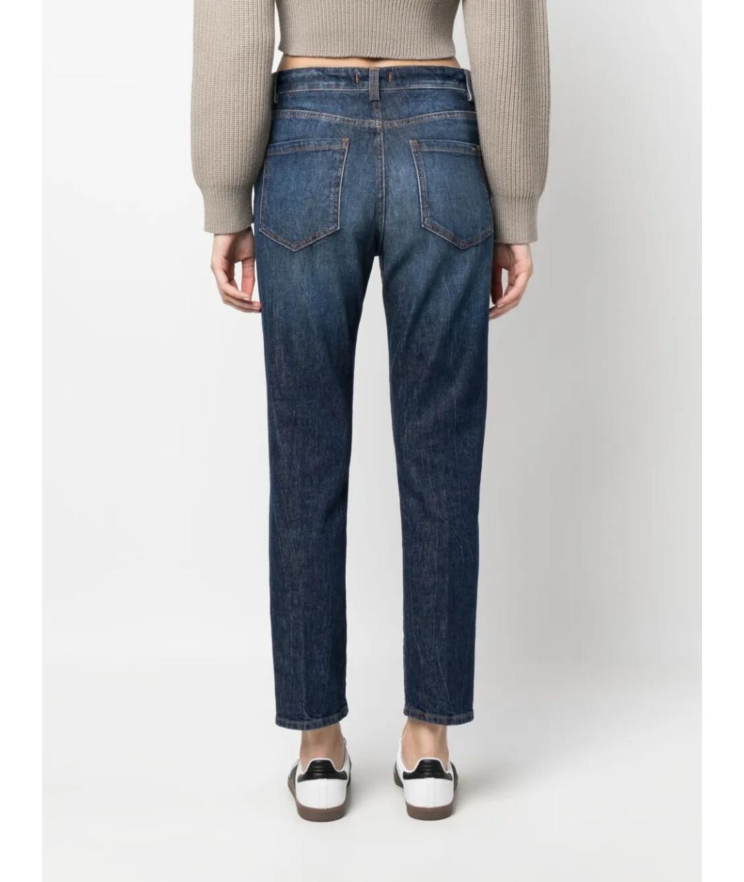 SEVENTY Синие хлопковые джинсы слим, фото 4