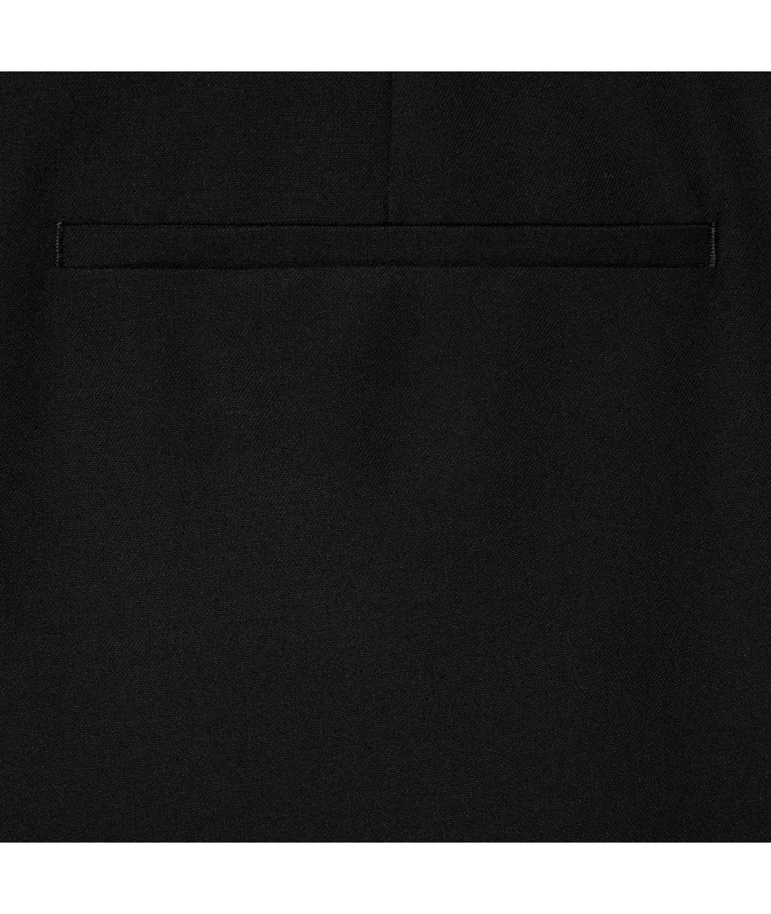 GUCCI Черные шерстяные повседневные брюки, фото 3