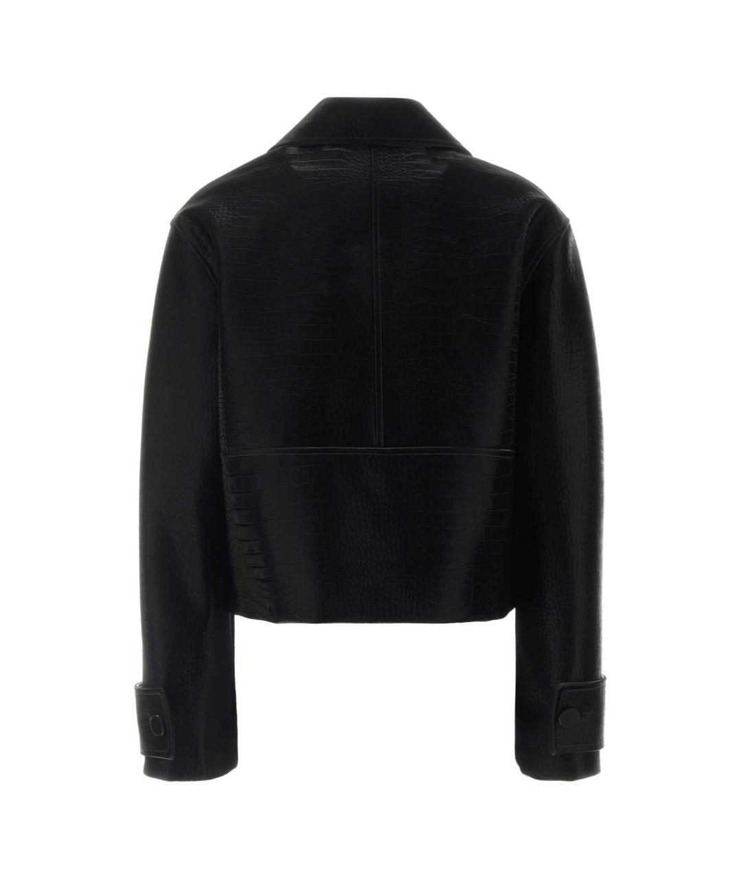 GUCCI Черная кожаная куртка, фото 2