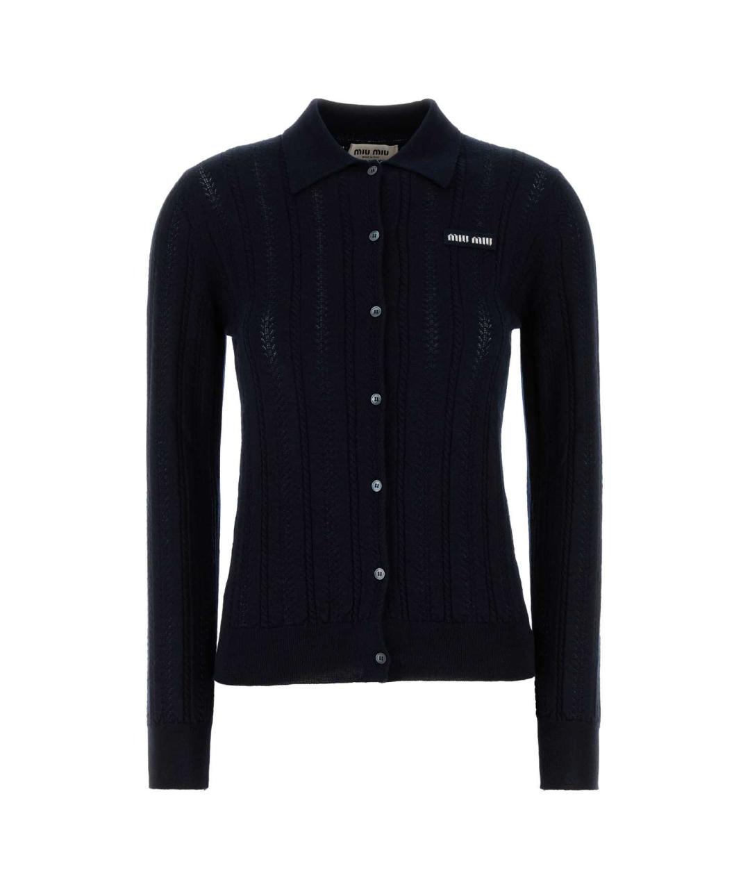 MIU MIU Синий кардиган, фото 1