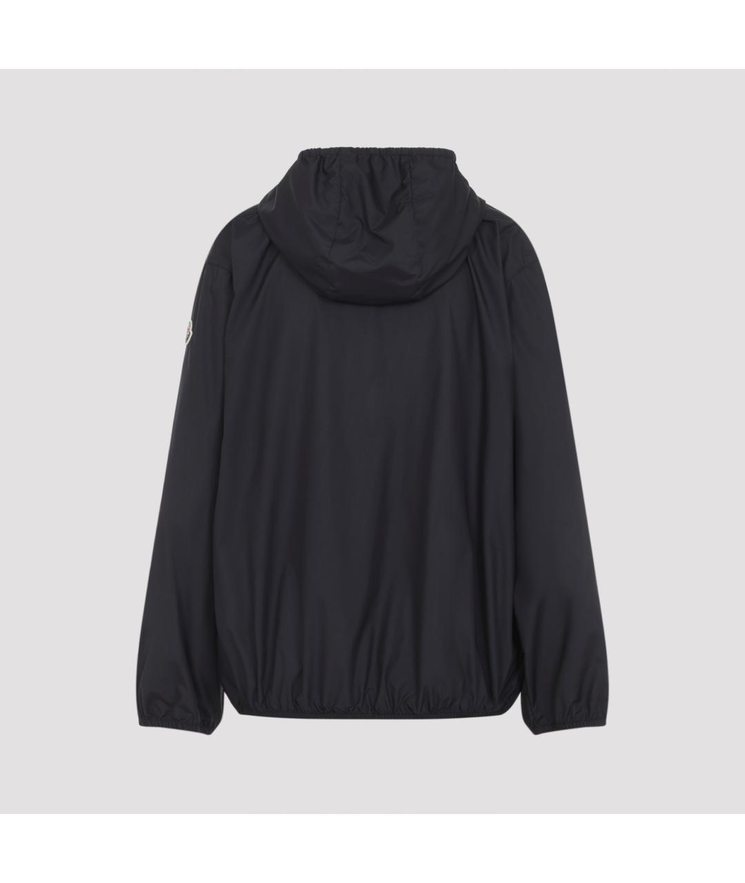 MONCLER Черная полиамидовая куртка, фото 2