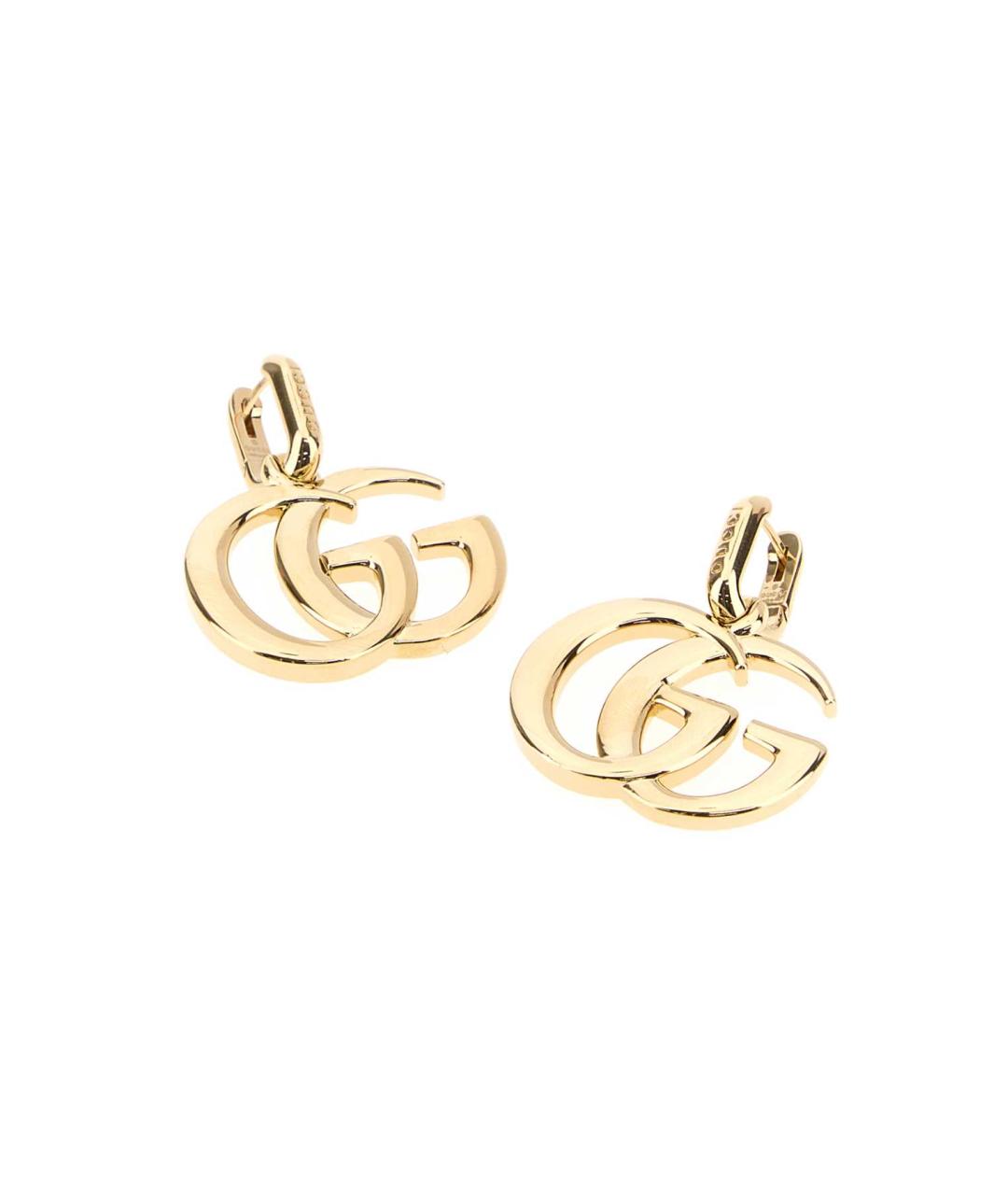 GUCCI Золотые металлические серьги, фото 2
