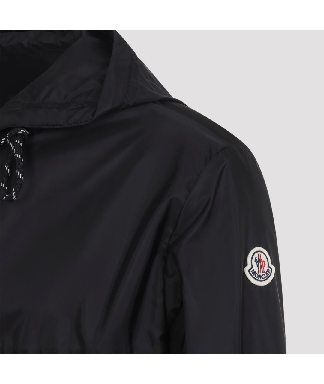 MONCLER Черная полиамидовая куртка, фото 4