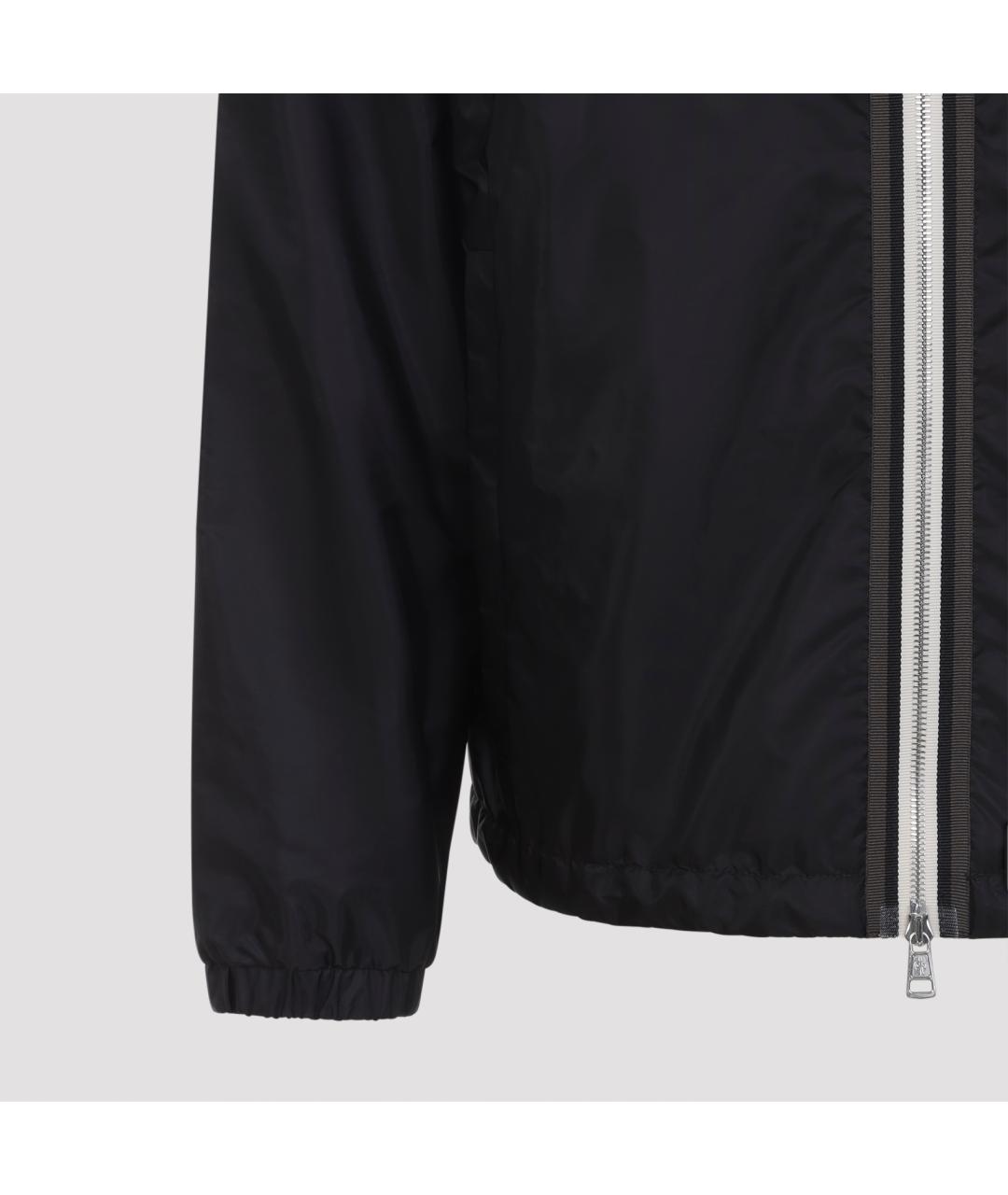 MONCLER Черная полиамидовая куртка, фото 3