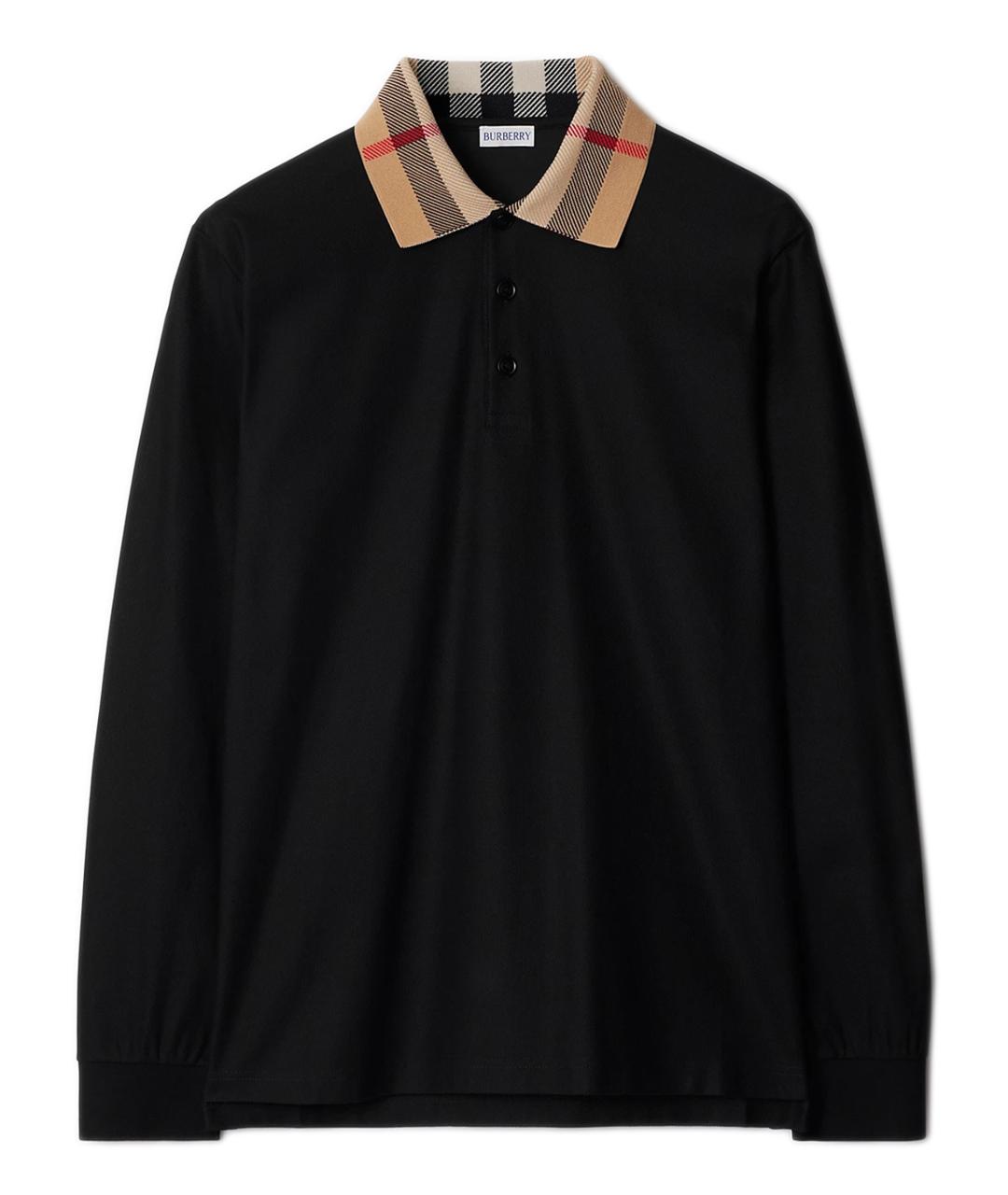 BURBERRY Черный хлопковый джемпер / свитер, фото 1