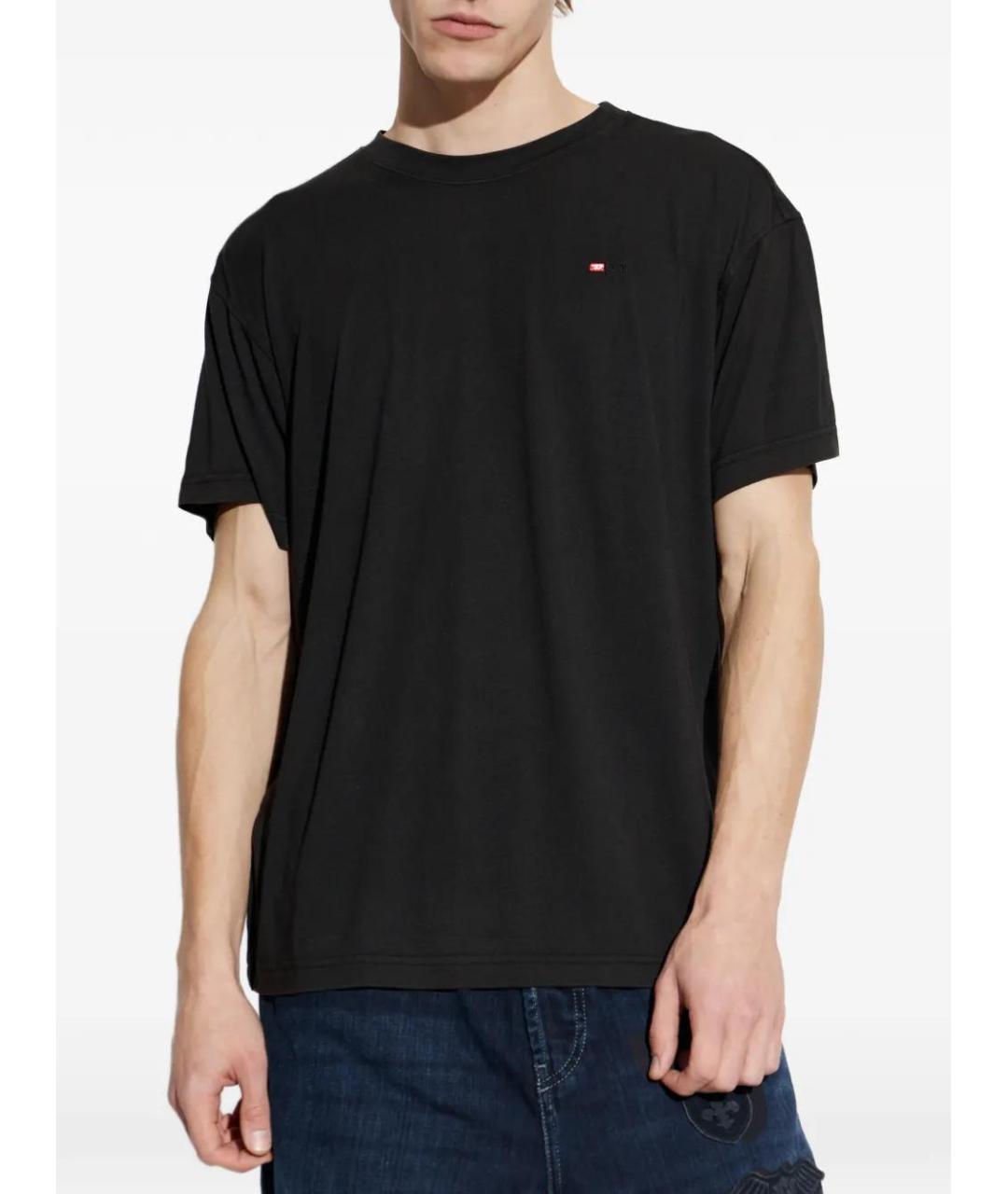 DIESEL Черная футболка, фото 3