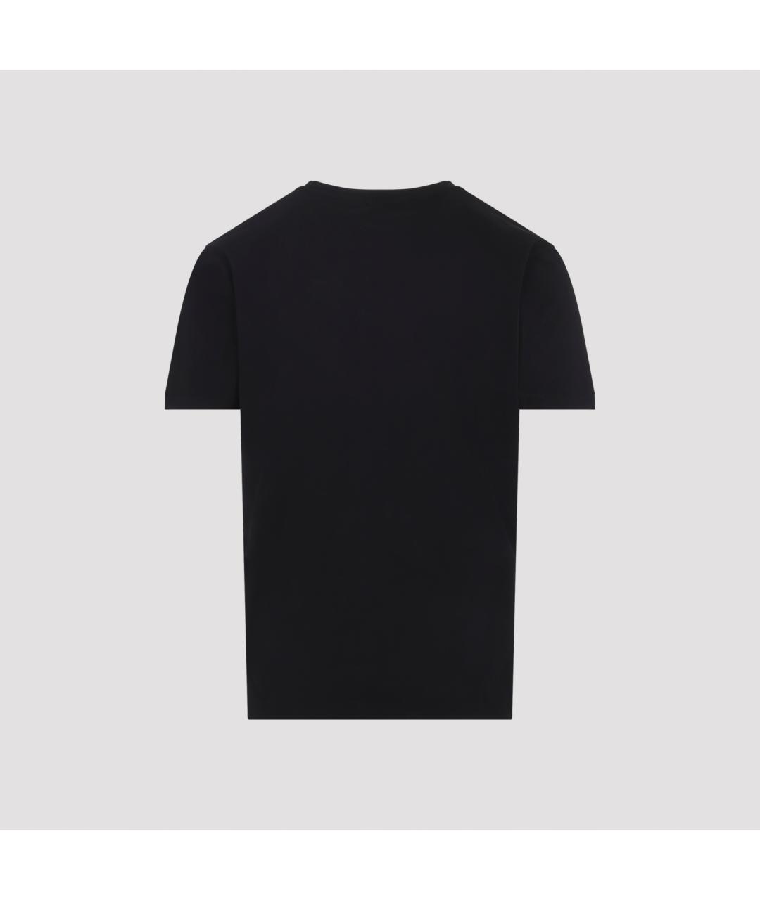 OFF-WHITE Черная хлопковая футболка, фото 2