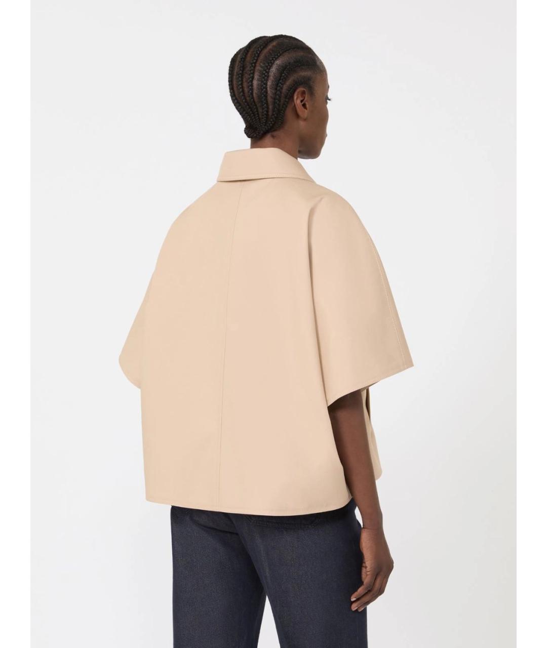 MAX MARA Бежевая блузы, фото 4