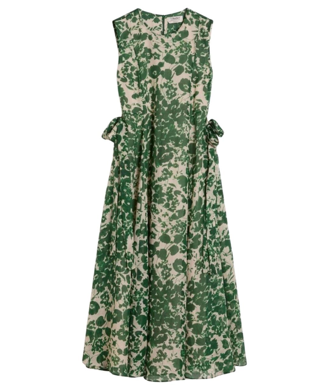 'S MAX MARA Зеленые повседневное платье, фото 1