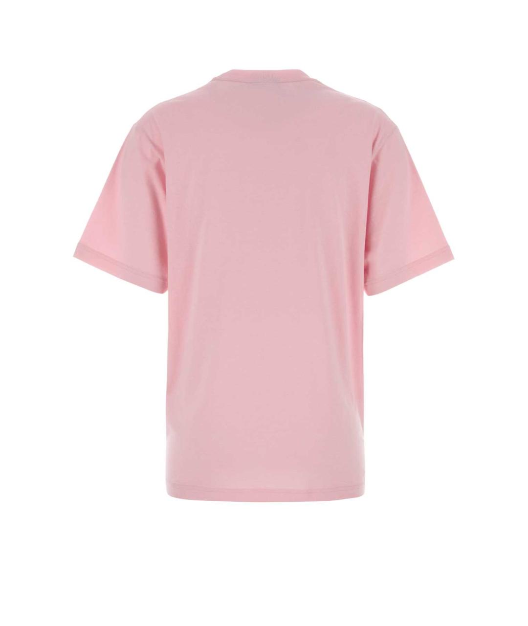 GUCCI Розовая хлопковая футболка, фото 2