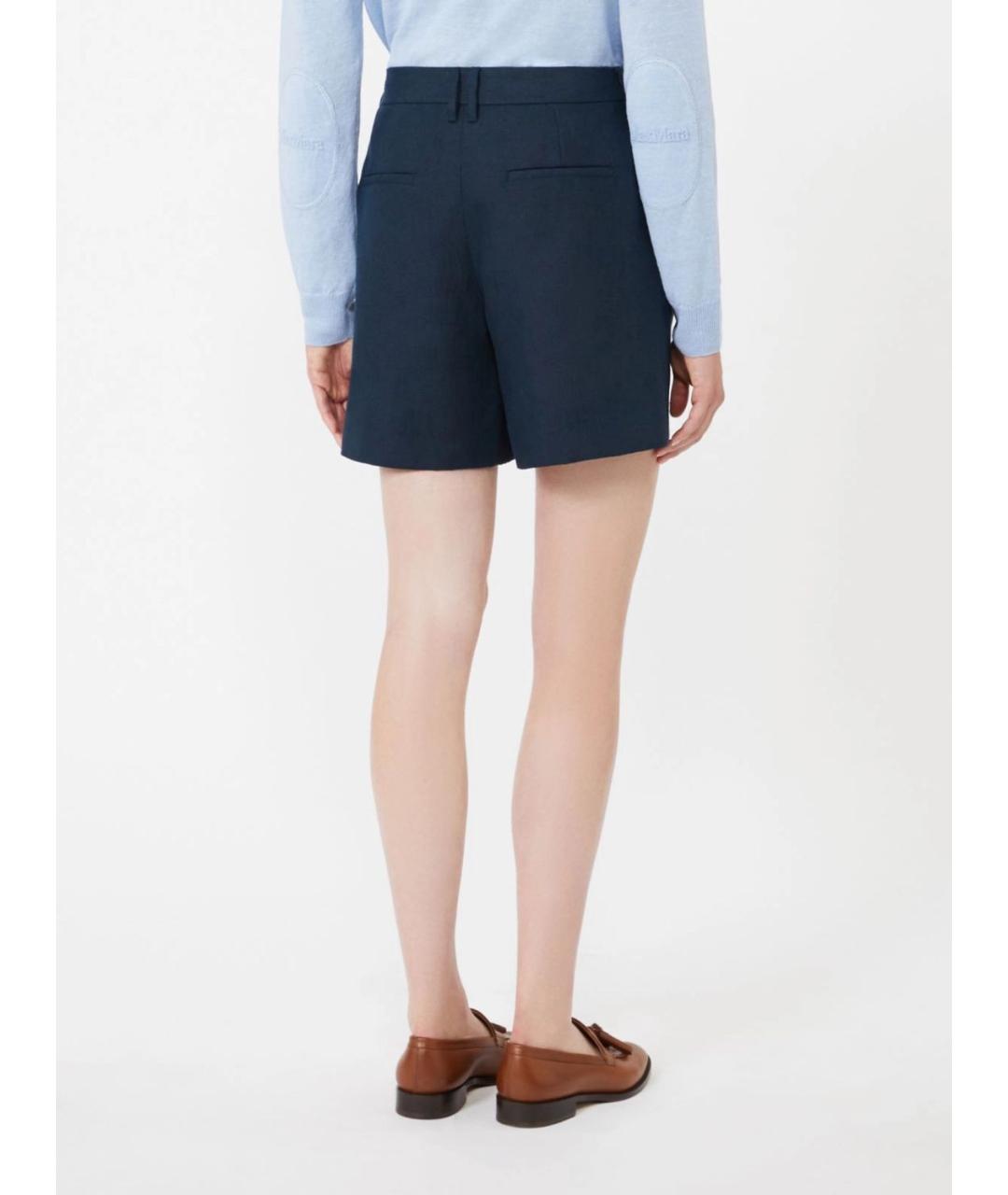 'S MAX MARA Синие шорты, фото 4