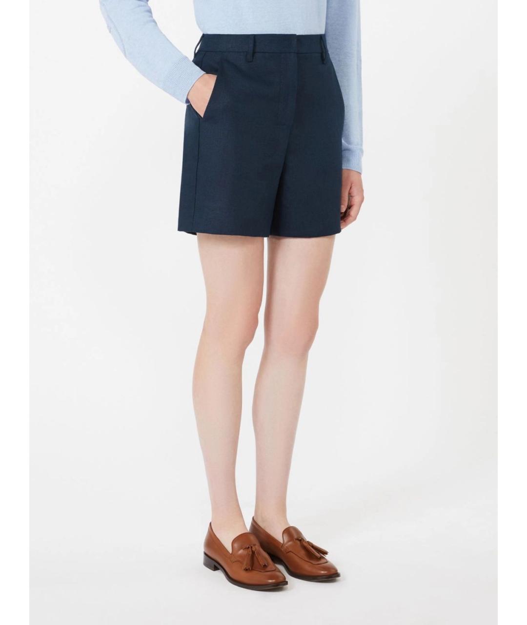 'S MAX MARA Синие шорты, фото 3